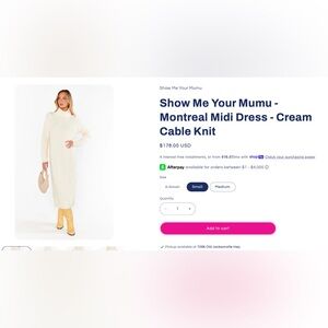 Show Me Your MuMu Cream Cable Knit Cardigan